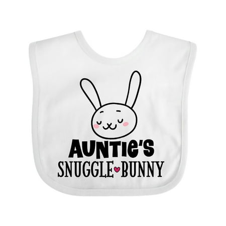 

Inktastic Auntie Snuggle Bunny Easter Outfit Gift Baby Boy or Baby Girl Bib