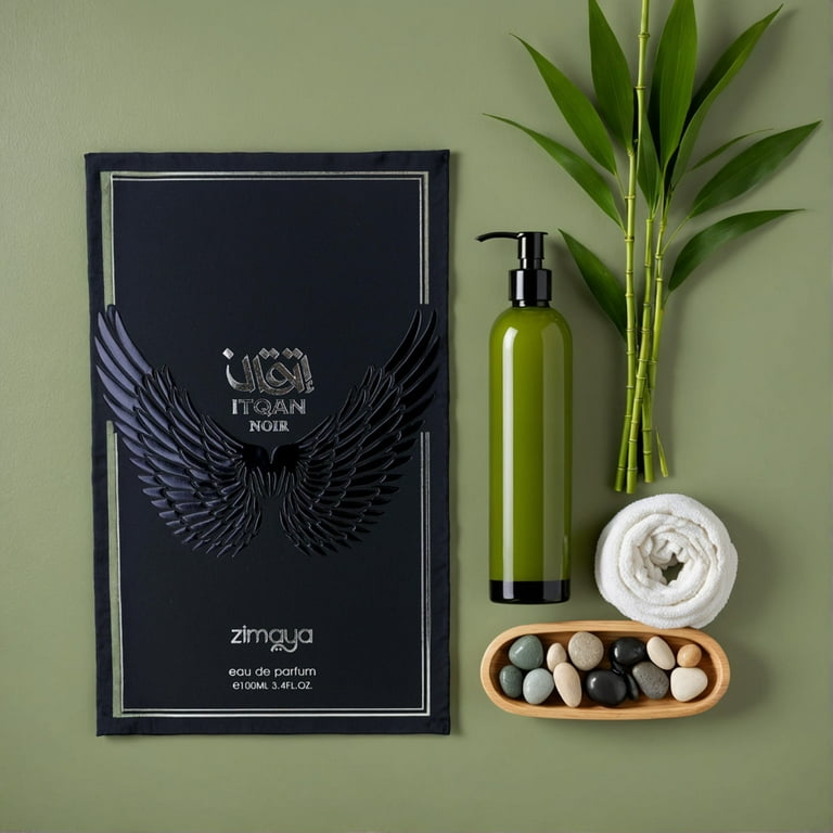 Zimaya Itqan Noir Eau De Parfum, Unisex Fragrance, 3.4 oz Spray