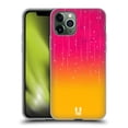 thumbnail image 1 of Head Case Designs Neon Rain Ombre Pink Orange Soft Gel Case Compatible with Apple iPhone 11 Pro, 1 of 7