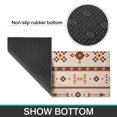 thumbnail image 6 of Brown Ethnic Arrow Pattern Kitchen Rugs Sets Of 2,Anti Fatigue Kitchen Mat Rugs Non Slip Washable,Decorative Kitchen Floor Mats for Kitchen,Sink,Laundry,17"x30"+17"x47", 6 of 7