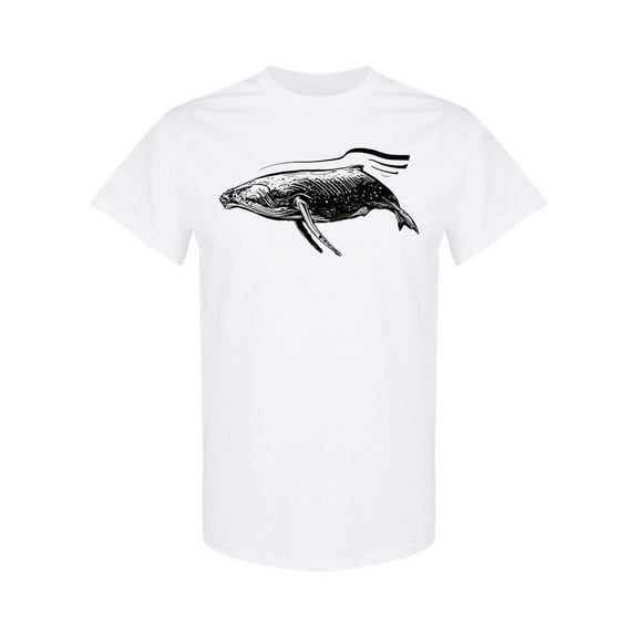 Whale On The Ocean T-Shirt Men -Image by Shutterstock, Male Small