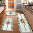 thumbnail image 2 of Kitchen Rugs Sets 3 Piece with Runner Floral Kitchen Floor Mat Carpet Farmhouse Rugs and Mats Non Skid Washable Runner Rug for Kitchen Office Sink Laundry, 2 of 12