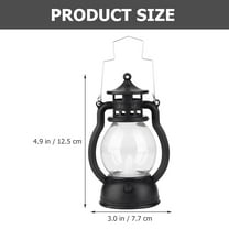 WHAMVOX 2 Pcs Portable Miniature Kerosene Lamp LED Lantern