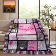 thumbnail image 2 of LHSHID to My Mom Blanket Mom Gifts from Daughter and Son Mom Birthday Gift Gifts for Mom Throw Blankets Gifts for Mother''s Day Best Mom Ever Flannel Bedding Blanket Soft Throw Blanket 50x60in, 2 of 6