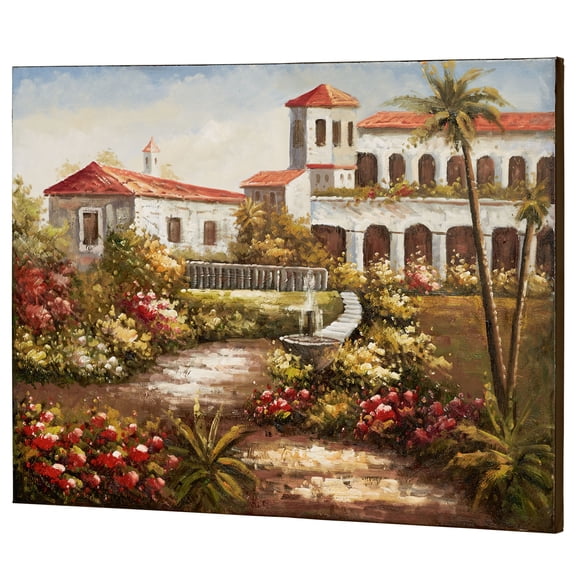 Fontana Canvas Wall Art Multi Warm 40” x 1.5” x 30”