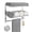 Silver With Hook-16inch (L), variant on Bathroom Towel Rack with Hook, 16 inch Wall Mount Towel Shelf with Tower Bar for Bathroom Small Space, 304 Stainless Steel Polished Surface Finish, Sliver