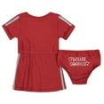 thumbnail image 2 of Girls Newborn & Infant Colosseum Crimson Oklahoma Sooners Xur Dress and Bloomer Set, 2 of 2