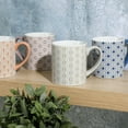 thumbnail image 3 of Mr. Coffee Bliss 4 Pack 20 oz Assorted Design Stoneware Mug Set, 3 of 4