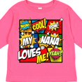 thumbnail image 4 of Inktastic My Nana Loves Me Boys or Girls Long Sleeve Toddler T-Shirt, 4 of 5