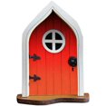 thumbnail image 1 of Tree Statue Window Door Design Weather Resistant Wood Garden Landscaping Sculpture Lawn Decor, 1 of 10