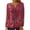 Red, variant on Aueoeo Womens Blouses Dressy Casual, Womens Fall Trendy V Neck Long Sleeve Pullover Tops Dressy Casual Cute Loose Fit Tunic Blouses