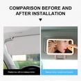 thumbnail image 4 of Lefu Car Sun Visor Makeup Mirror LED Lighted Vanity Mirror USB Rechargeable Adjustable LED Light Touch Control Fitment, 4 of 10