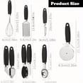 thumbnail image 7 of 7Pcs Stainless Steel Kitchen Utensils Set-Multifunctional Kitchen Gadgets Set With Comfortable Handles, Includes Whisk Grater Peeler Pizza Cutter,Ideal For Home Cooking & Gift For Cooking Enthusiasts, 7 of 7