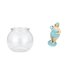 thumbnail image 1 of Jarrón Transparente Pequeño Para Pecera, Adorno De Mesa Para Oficina, Hogar, Plantas, Playa, Mujer, Muñeca De Resina, Estatua De Colección, Decoración De Mesa, Sala De Estar, 1 of 8