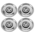 thumbnail image 4 of ColoMX 4 tapas para ollas pequeñas: tapas de acero inoxidable de 10 cm para ollas de condimentos, a prueba de derrames y que retienen el calor, ideales para cocinar en casa., 4 of 8