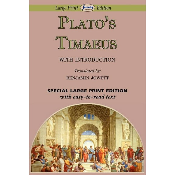 Timaeus (Large Print Edition), (Paperback)