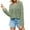 Green#1, variant on Fartey Crochet Knit Crop Sweaters for Women Loose Casual Cropped Hollow Out Sweater Solid Color Long Sleeve Crew Neck Pullover Tops Blue L