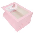 thumbnail image 4 of QIILU Sac Cadeau Transparent, Sac en Papier Réutilisable Durable Pliable avec Fenêtre Transparente pour Noël pour Mariages, 4 of 8