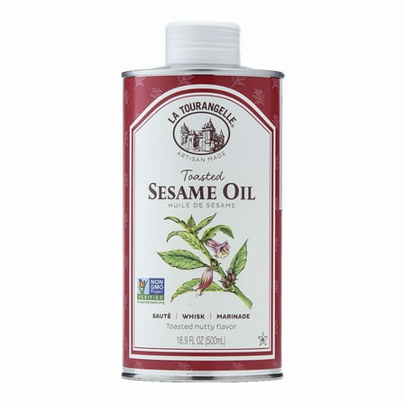 Pack of 6, La Tourangelle Toasted Sesame Oil, 16.9 fl oz