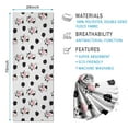 thumbnail image 2 of White Cow Cloud Pattern Hot Yoga Mat Towel Non Slip for Hot Yoga - Quick-Drying Yoga Mat Cover with 4 Corner Pockets with Travel Bag - Hot Yoga Towel Non Slip Grip Moisture Wicking Sweat 70"x26", 2 of 6