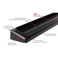 thumbnail image 2 of 1999-2016 Ford F-250/F-350/F-450/F-550 Super Duty Regular Cab Black Finish 6 Inch iRunning Board Door to Door Side Bar Side Step Running Board, 2 of 3