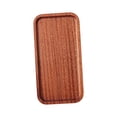 thumbnail image 1 of Bandeja de servir de madera, plato para aperitivos, plato para frutas, bandeja para mesa de té y café, natural 13cmx25cmx15cm, 1 of 9