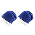thumbnail image 3 of Sonducket Gorro holgado con diamantes de imitación para mujer, gorros de otoño e invierno, elegante gorro elástico para mujer, gorro cálido, Azul 2piezas, 3 of 6