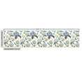 thumbnail image 3 of Ambesonne Floral Fabric by the Yard Upholstery, Hydrangea Flowers Summer Art, 3 Yards, Lavender and Sky Blue, 3 of 5