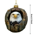 thumbnail image 3 of Christmas Animal Print Acrylic Hanging Ornament – Festive Christmas Tree Decoration for Family, Friends, and Colleagues – Durable, Double-Sided Print – Easy to Hang（1PCS), 3 of 6