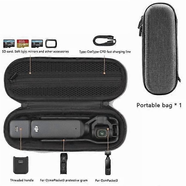 Carrying Case For DJI Osmo Pocket 3 Protective Travel Nylon osmo pocket 3