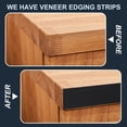 thumbnail image 5 of Uxcell Edge Banding Veneer Tape Pre-glued Flexible Plywood Edge Banding with Hot Melt Adhesive for Furniture Restoration 500 ft x 1-3/4 Inch, 5 of 7