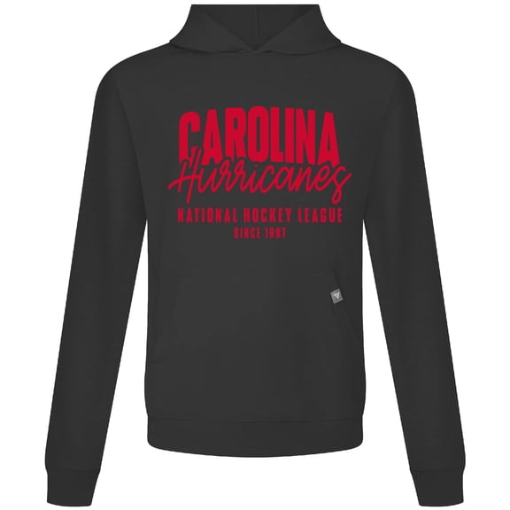 Men's Levelwear  Black Carolina Hurricanes Relay Response Pullover Hoodie