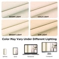 thumbnail image 4 of MaKefeile 100% Blackout Linen Blend Grommet Curtains for Bedroom, Thermal Insulated Curtains for Living Room,W52 x L102 Inch,Light Greenish Gray,2 Panels, 4 of 12