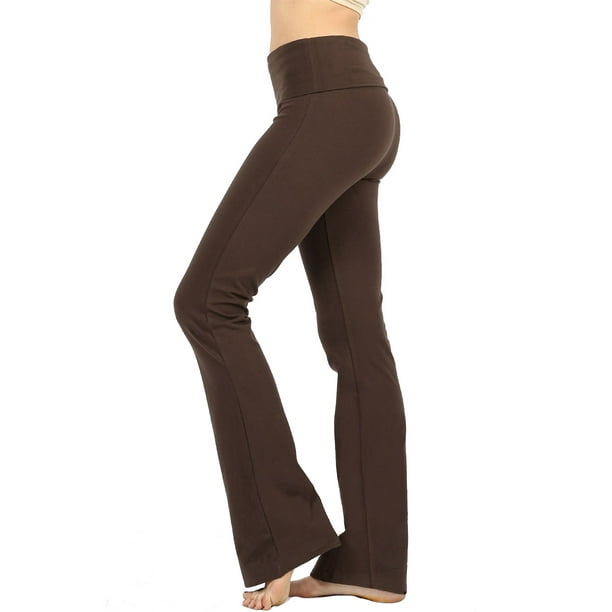 fold waist yoga pants