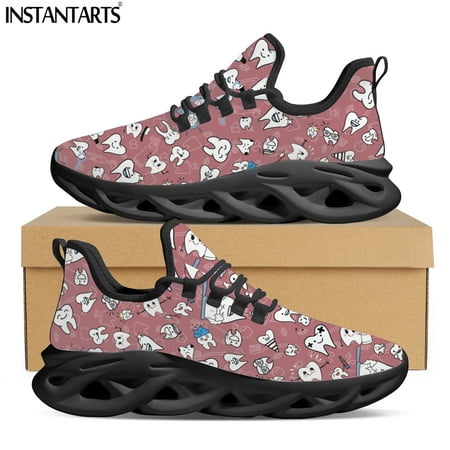 

Women s Casual Sneakers Lovely Teeth Emoticons Design Comfortable Flat Footwear Cartoon Running Shoes for Teen