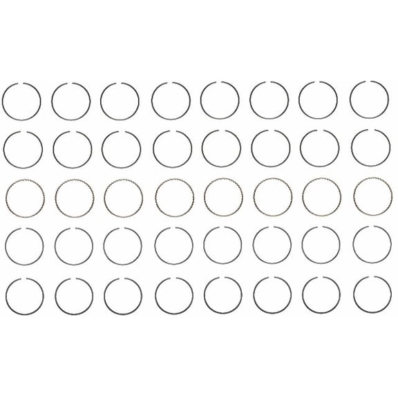 Premium Steel Piston Rings Set | Compatible with 99-07 Dodge and Jeep 4.7L SOHC | .75mm (.030 Oversized)