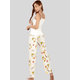 thumbnail image 3 of Set De 2 Conjunto Pijama Mujer Blusa Y Pantalón Dama Piyama Pyjama UNITALLA, 3 of 5