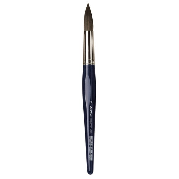 da Vinci Watercolor Series 5530 CosmoTop Mix B Paint Brush, Round Synthetic/Natural Mix, Size 30 (5530-30)