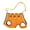 Orange, variant on Adjust Dog Lift Harness Pet Walking Body Supporting Harness for Medium Large Dogs Travel Disabled Dog Support Device