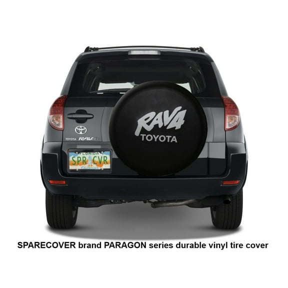 SpareCover - Paragon Series TOYOTA Rav4 Classic Black Vinyl Tire Cover - Made in USA only