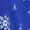Ultra Blue Snowflake, variant on Petite Mock-Neck Printed Top Ultra Blue Snowflake PS