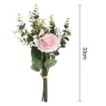 thumbnail image 5 of Mdesiwst Artificial Roses Eucalyptus Flowers Centerpiece Table Decorations for Home Cafe Living Room, 5 of 8