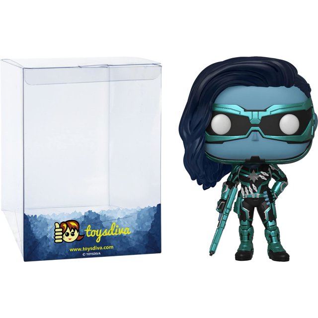Minn-Erva (2019 Summer Con Exc): Pâoâpâ! Vinyl Figurine Bundle with 1 Compatible 'ToysDiva' Graphic Protector (487 - 41104 - B) Funko -