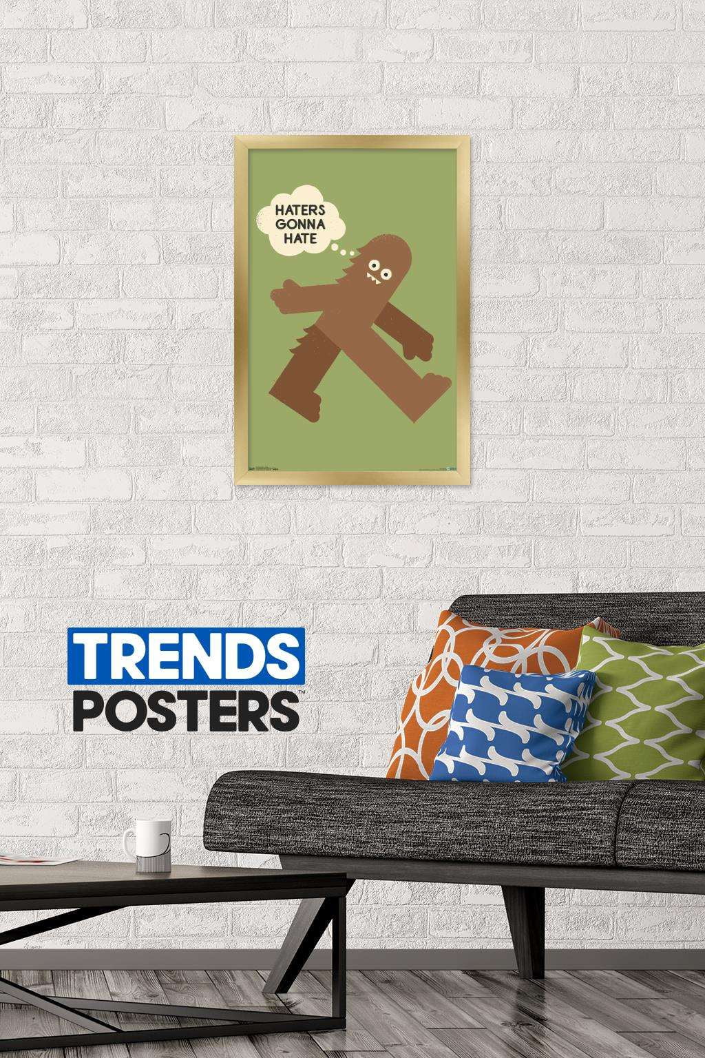 DaVid Olenick - Bigfoot Wall Poster, 14.725" x 22.375", Framed