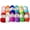 Multi-color, variant on Moncolis 12 Skeins Mini Yarn for Knitting Crochet Craft - 100% Acrylic,0.53oz/15g,28 Yards/Roll