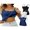 Bla&Whi&DPur, variant on Charmo Womens 3-packs Cotton Scoop Neck Tank Tops Adjustable Spaghetti Strap Undershirts with Shelf Bra