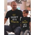 thumbnail image 5 of Father & Daughter Matching Set Daddy and Me Outfit Dad & Toddler Girl T-Shirts Daddy Black XXX-Large / Daughter Red 2T, 5 of 8