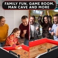 thumbnail image 7 of Shuffleboard Table, 9ft Poly Coated Surface, with Accessories, Abacus Style Scoring, Fast Puck Action Play, Indoor and Outdoor Portable Arcade Shuffle Board Game Table for Kids and Adults, 7 of 7