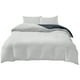 thumbnail image 2 of Set de ropa de cama tamaño queen, tela lavada de poliéster | Juego de edredón suave de 4 piezas | Funda de colcha moderna transpirable de doble cara, sábanas, fundas de almohada | Cuidado fácil, 2 of 6