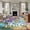 Multi, variant on 5'x8' Area Rugs, Purple Spring Floral Indoor Outdoor Area Rug for Living Room Bedroom, Watercolor Summer Botanical Farmhouse Washable Bathroom Rugs Kitchen Floor Carpet Mats Home Decor Aesthetic